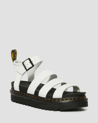 Sandalias Dr Martens Blaire Hydro Cuero Gladiator Para Mujer DR2174R